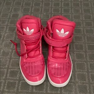 Pink High Top Adidas
